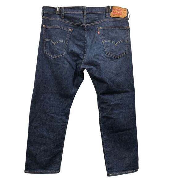 LEVI’S Men’s 501 Dark Wash Button-Fly Jeans, W40 L30 - Picture 5 of 12